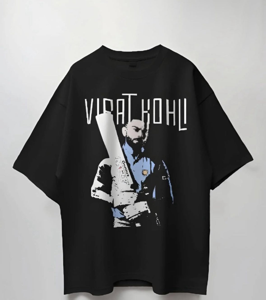 Virat Kohli #18 Cricket T-Shirt - Graphic Front & Number Back