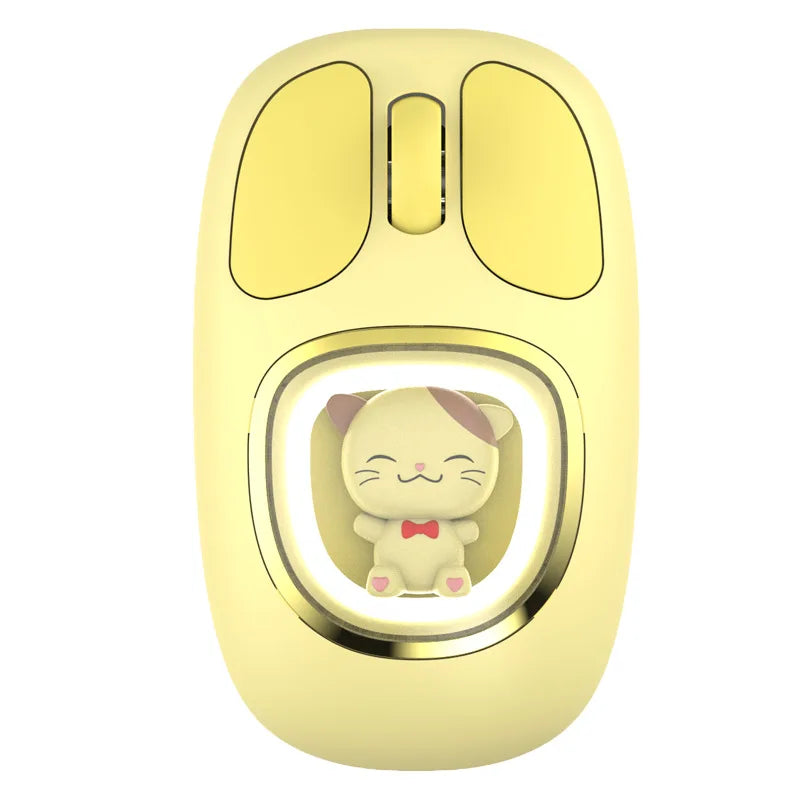 Cute Cartoon LED Wireless Mouse
