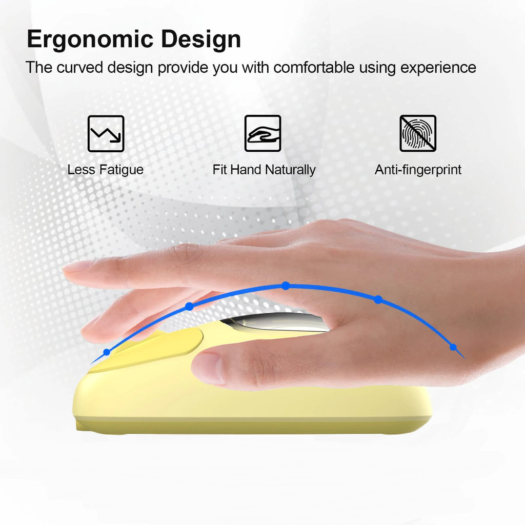 Cute Cartoon LED Wireless Mouse