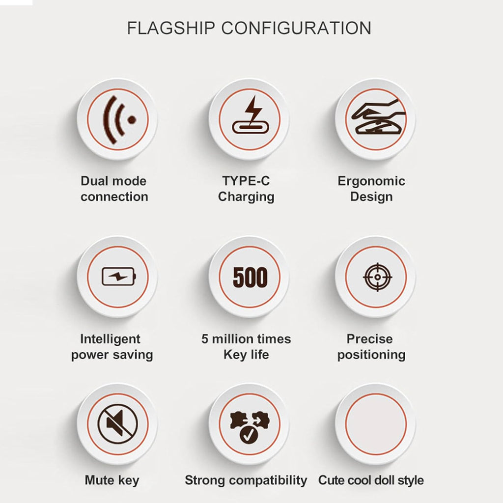 Cute Cartoon LED Wireless Mouse