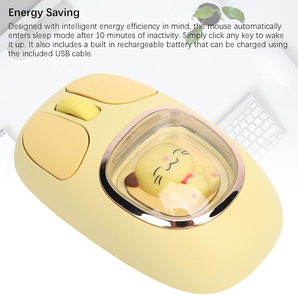 Cute Cartoon LED Wireless Mouse